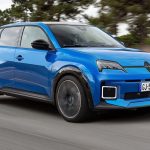 renault 5 electrique bleue