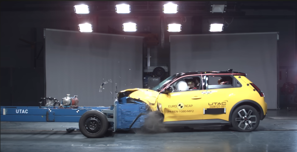 crash test Renault 5 électrique